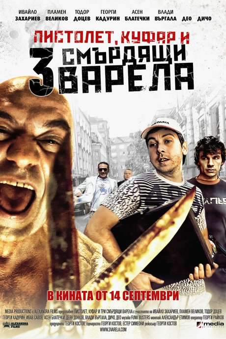 Pistol, Suitcase and Three Stinking Barrels